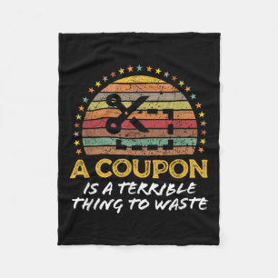 Cobertor De Velo Cuponing Engraçado, Cota Economizadora de Moeda do