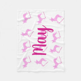 Cobertor De Velo Custom Chihuahua Blanket  Pastel Silhouetteチワワ