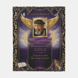 Cobertor De Velo Custom Keepsake Fleece Blanket 
