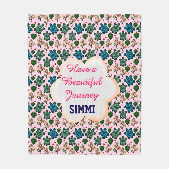 Cobertor De Velo Custom turtle pattern  (Frente)