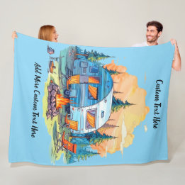 Cobertor De Velo Customize Recreational Vehicle Camping Campfire