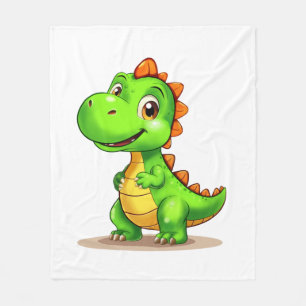 Cobertor De Velo Cute 3D Digital Paint Baby Dinosaur Blanket