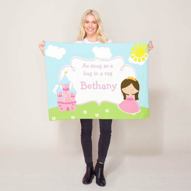 Cobertor De Velo Cute Brunette Our Little Princess (In Situ)