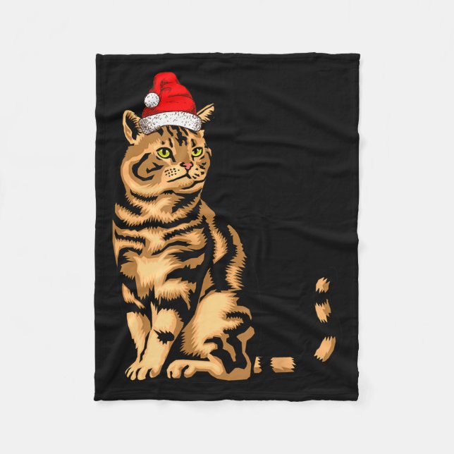 Cobertor De Velo Cute Cat Christmas Shirt For Women Men Kids , Funn (Frente)