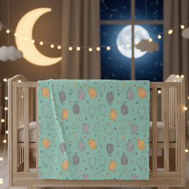 Cobertor De Velo Cute & Cozy Sleepy Cat Dreams Pattern