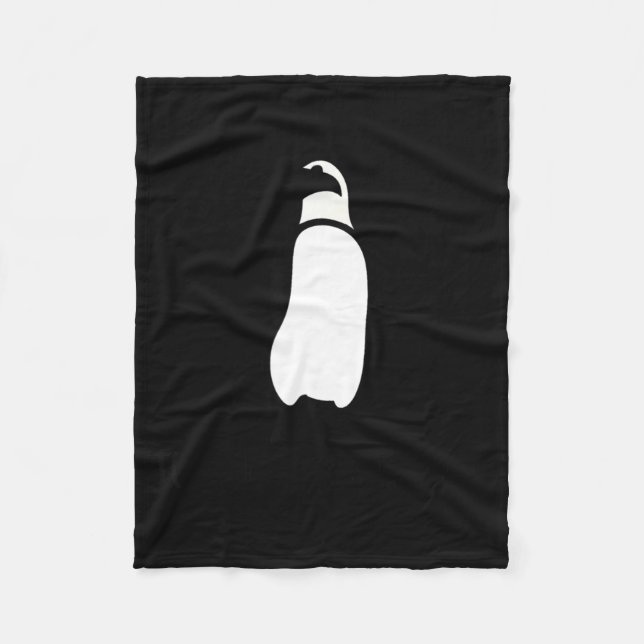 Cobertor De Velo Cute Funny Just Chillin Zoo Penguin  (Frente)