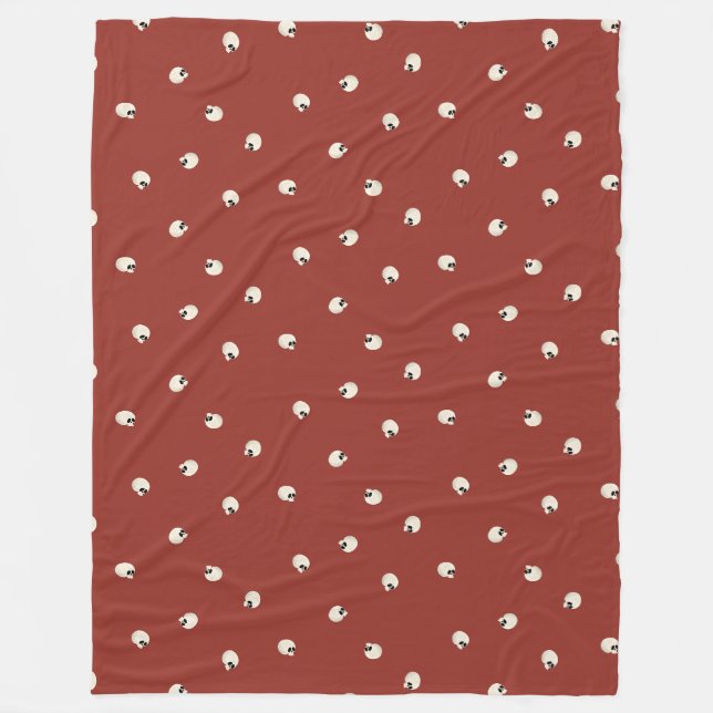 Cobertor De Velo Cute Kawaii Cull, Random vermelho (Frente)