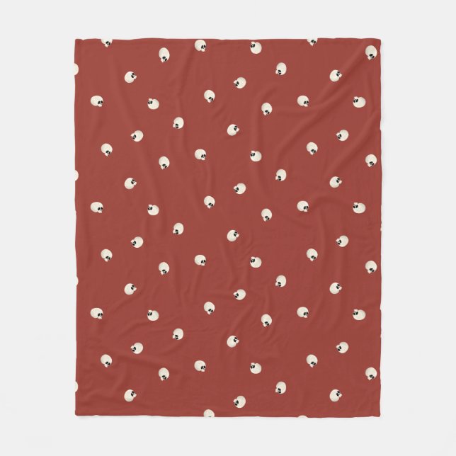 Cobertor De Velo Cute Kawaii Cull, Random vermelho (Frente)