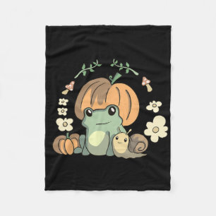 Cobertor De Velo Cute Kawaii Fall Cottagecore Sapo Estético P