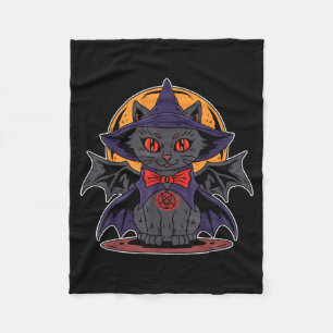 Cobertor De Velo Cute Kawaii Vampira Bruxa Asas de Morcego Lua Hall