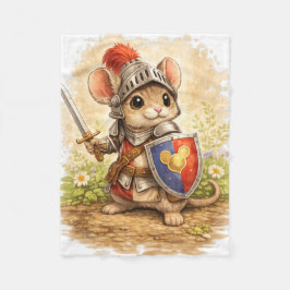 Cobertor De Velo Cute Knight Mouse Blanket – Kawaii Animal