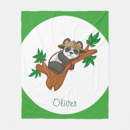 Cobertor De Velo Cute Koala Wild Animal Jungle Kids Custom Name