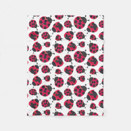 Cobertor De Velo Cute Ladybug