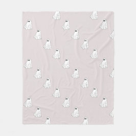 Cobertor De Velo Cute Pastel Ghost Pattern