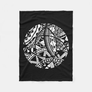 Cobertor De Velo Cute Polynésia Tatto Tribal Havaiana Samoan - Gi