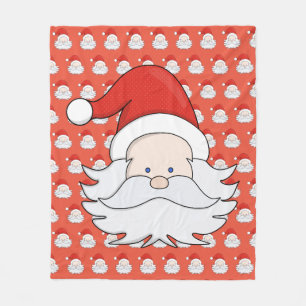 Cobertor De Velo Cute Santa Claus