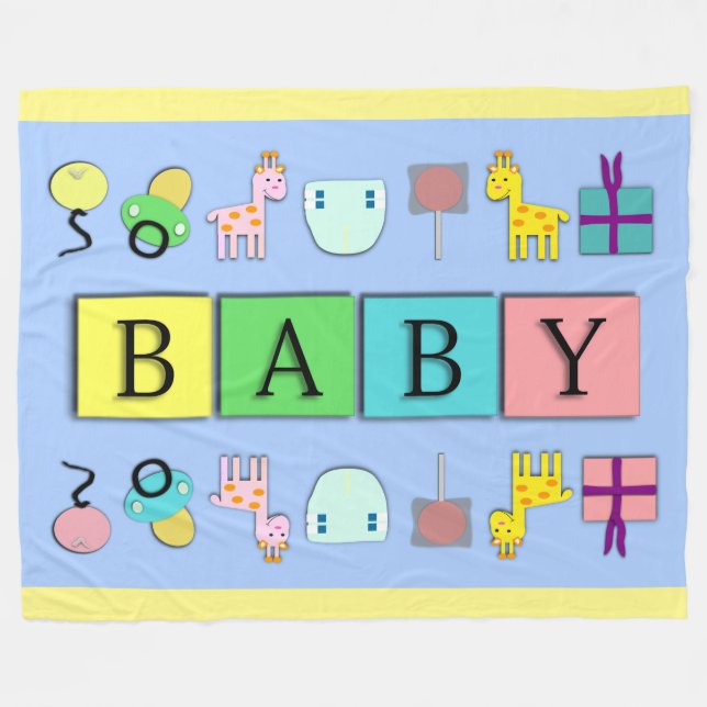 Cobertor De Velo Da cobertura adulta geral do bebê de ABDL bonito (Frente (Horizontal))