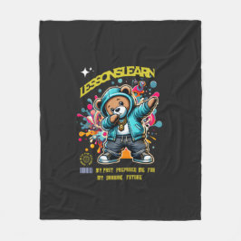 Cobertor De Velo DABBING FUTURE LESSONS LEARN Fleece Blanket