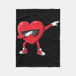 Cobertor De Velo Dabbing Heart Engraçado Presente Para Homens Crian