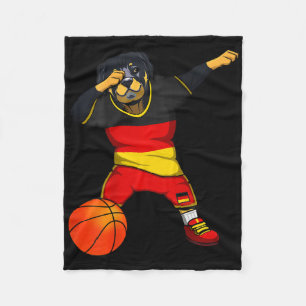 Cobertor De Velo Dabbing Rottweiler Alemanha Jersey Alemão Sketll L