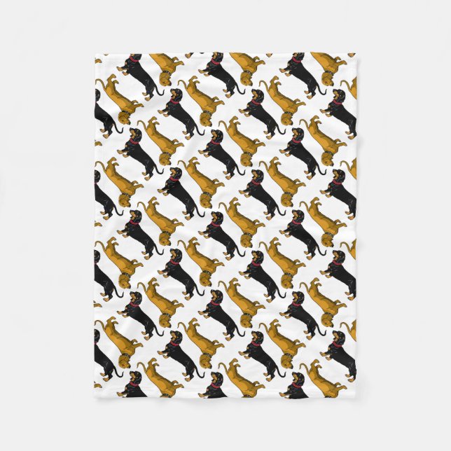 Cobertor De Velo dachshund (Frente)