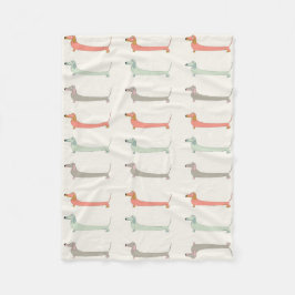 Cobertor De Velo Dachshund Cozy Throw