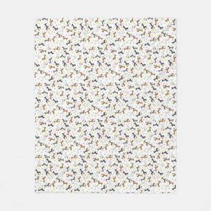 Cobertor De Velo Dachshund da páscoa