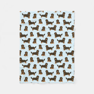 Cobertor De Velo Dachshund Fleece Blanket