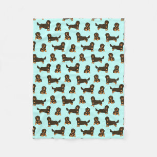 Cobertor De Velo Dachshund Fleece Blanket