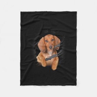 Cobertor De Velo Dachshund Lover Cute Dachshund