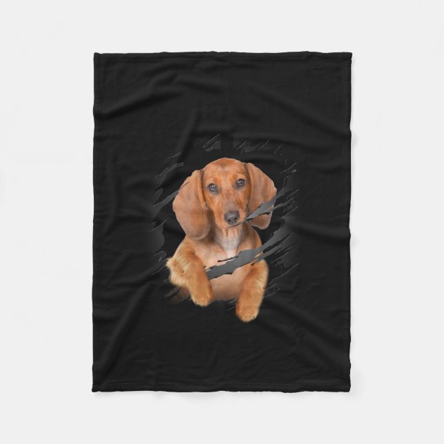 Cobertor De Velo Dachshund Lover Cute Dachshund (Frente)