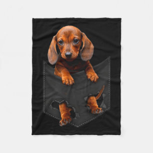 Cobertor De Velo Dachshund no meu cesto