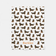 Dachshund Personalizado Blanket - Cachorro