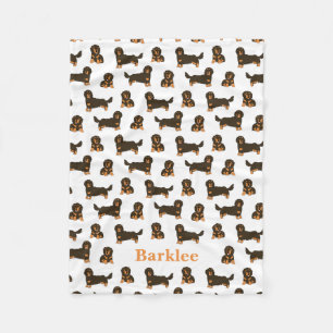 Cobertor De Velo Dachshund Personalizado Blanket - Cachorro