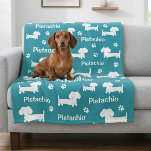 Cobertor De Velo Dachshund Wiener Cachorro Personalizado Teto Em Ab