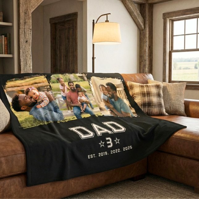 Cobertor De Velo Dad Established Classic Bold White Black 3 Photo (Criador carregado)