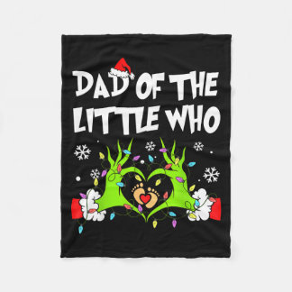 Cobertor De Velo Dad Of The Little Who Funny Christmas Pregnancy An
