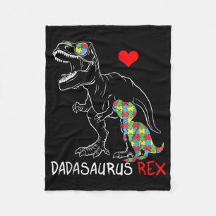 Cobertor De Velo Dadasaurus Rex Autismo Sensibilização Orgulhosa Pa