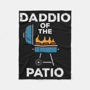 Cobertor De Velo Daddio Do Churrasco Engraçado Do Patio Pai Rbecue