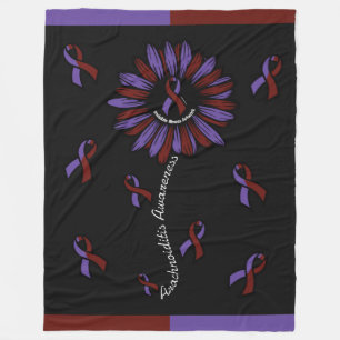 Cobertor De Velo Daisy... Arachnoiditis Fleece Blanket