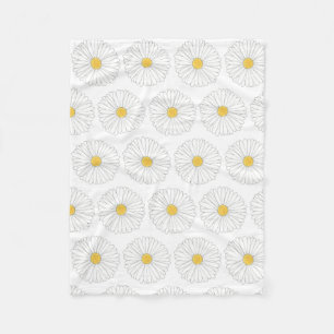 Cobertor De Velo Daisy Blossom Flower Daisies Partida Floral