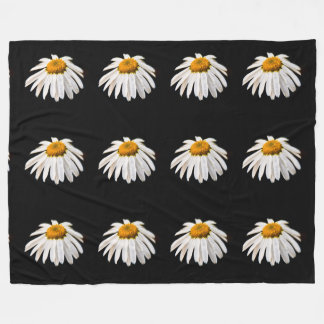 Cobertor De Velo Daisy em preto