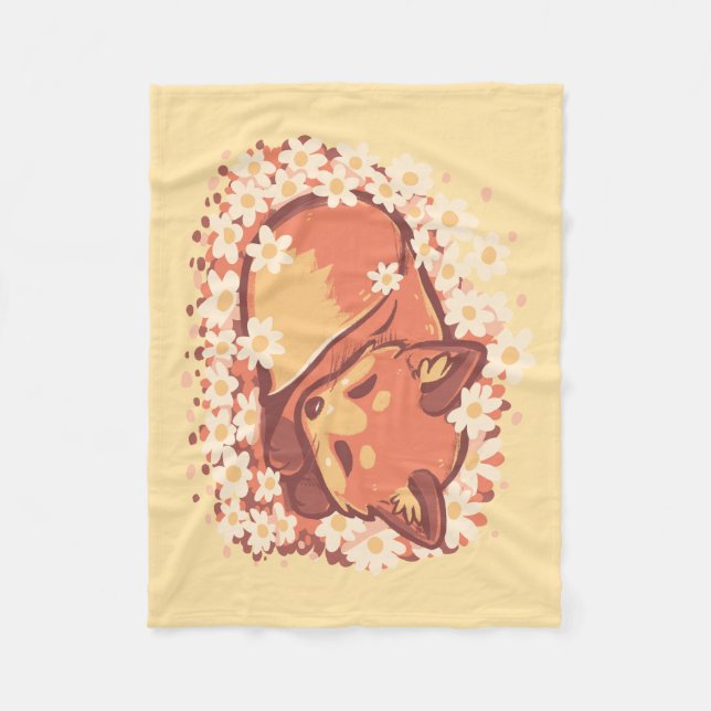 Cobertor De Velo Daisy Primavera Fox (Frente)