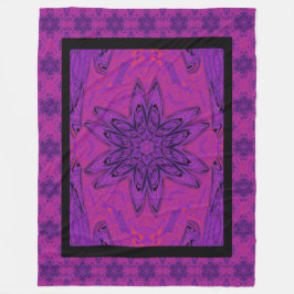 Cobertor De Velo Daisy Roxo