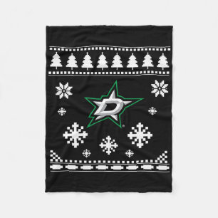 Cobertor De Velo Dallas Stars Ugly Christmas Sweater Holidaze
