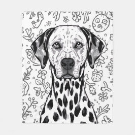 Cobertor De Velo Dalmatian blanket