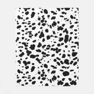 Cobertor De Velo Dalmatian Print Blanket