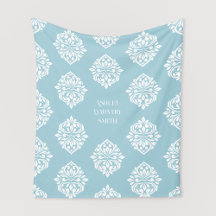 Damask Ambience Pale Cerulean