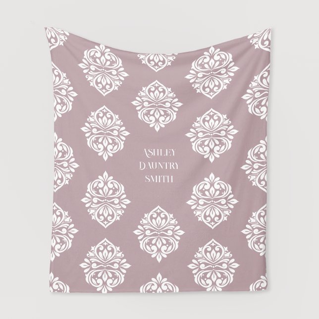 Cobertor De Velo Damask Ambience Toscânia rosa pálido (Criador carregado)