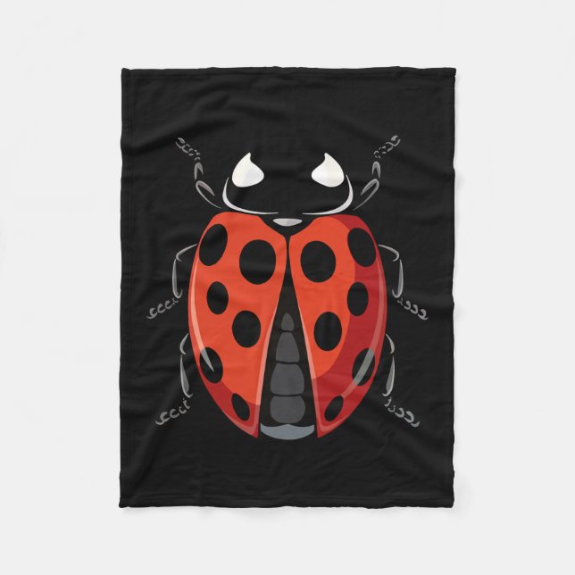 Cobertor De Velo Damybug Adultos Homens Mulheres Meninos Ladybug Co (Frente)